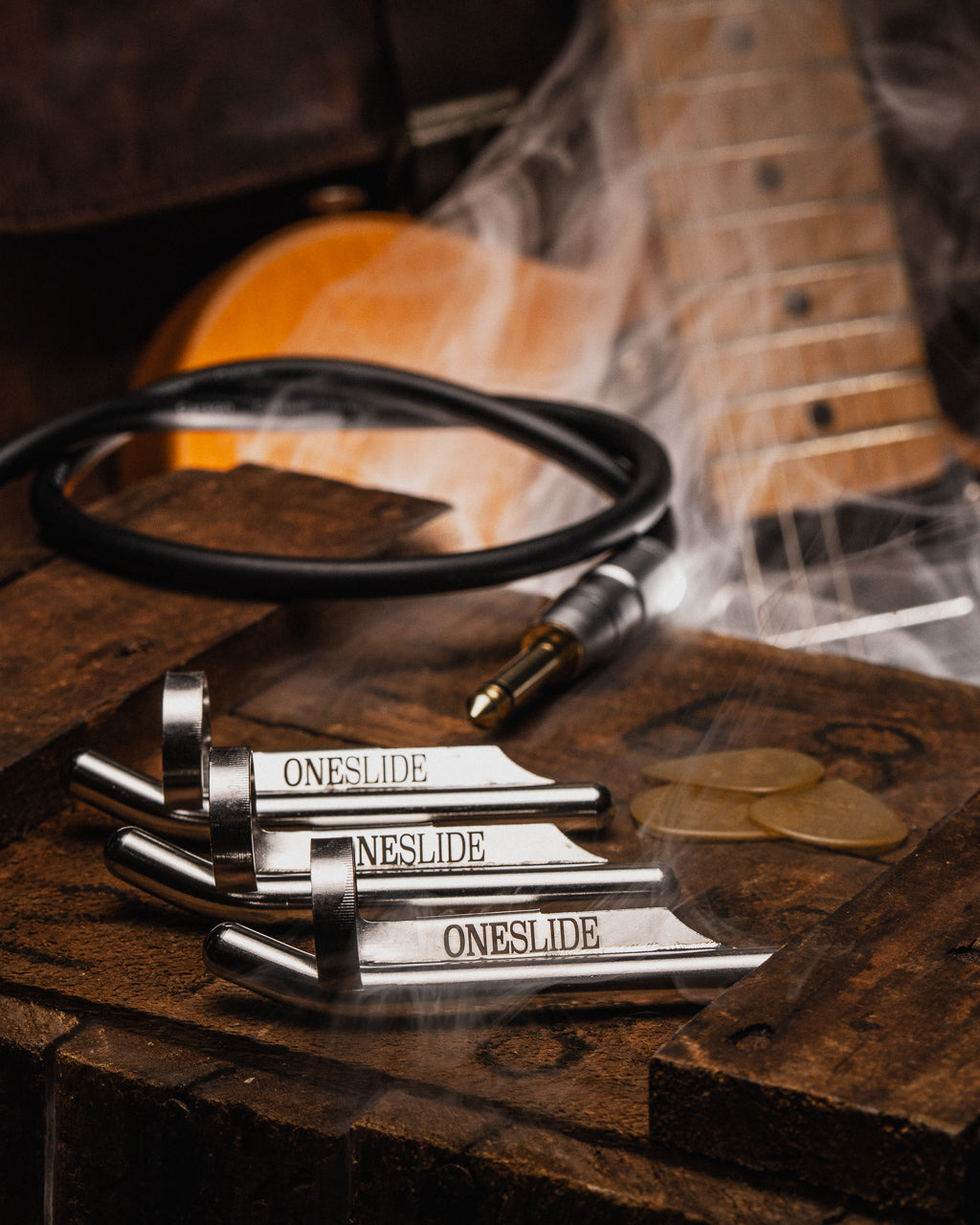 Oneslide: The Adjustable Stainless Guitar Slide
