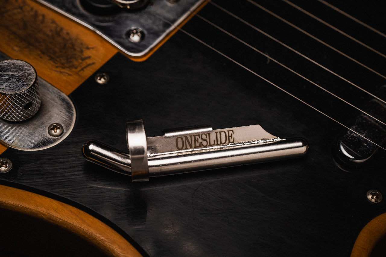 Oneslide: The Adjustable Stainless Guitar Slide